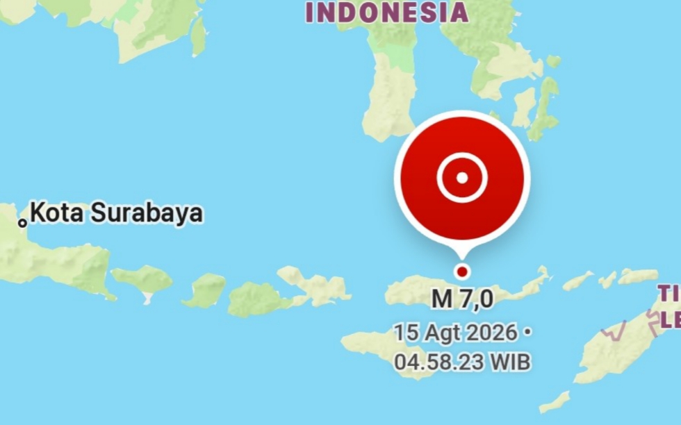 Gempa M 7,7 guncang NTT, pusat gempa berasal dari sesar busur belakang Flores