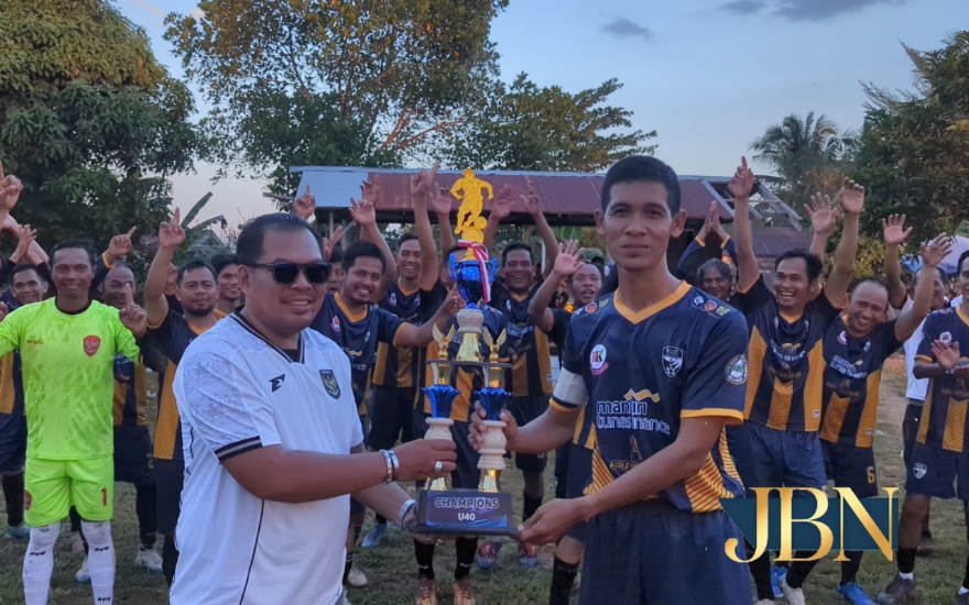 No Name FC Banjarmasin sabet juara Piala Karang Taruna U-40