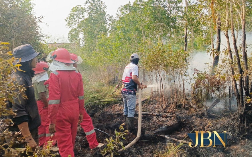 Sinergi Julong Group dan aparat kendalikan api di sejumlah titik di Jejangkit