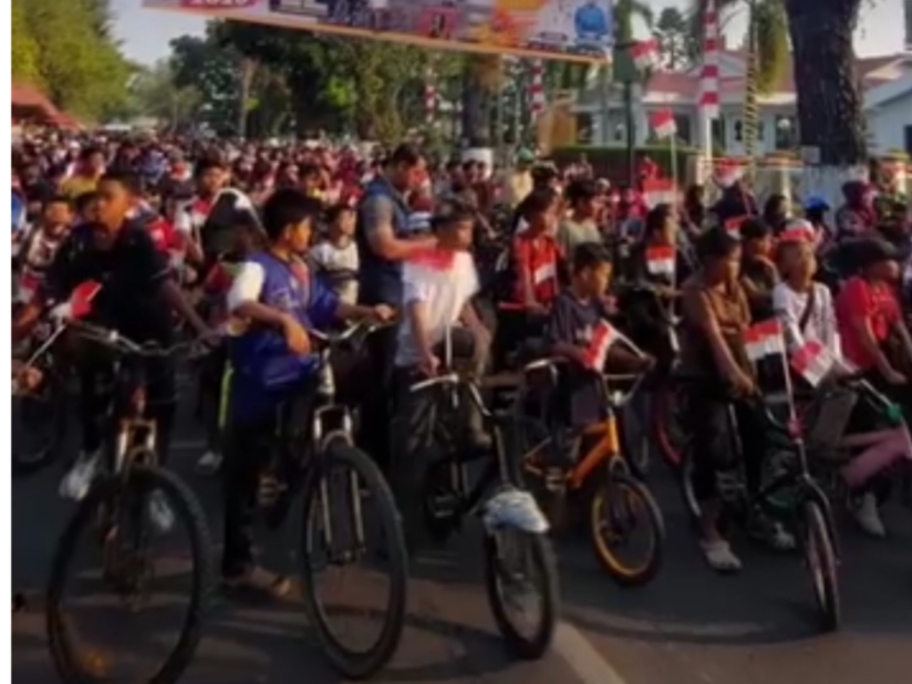 Ribuan Goweser ikuti Fun Bike menyala 2026 di Barabai