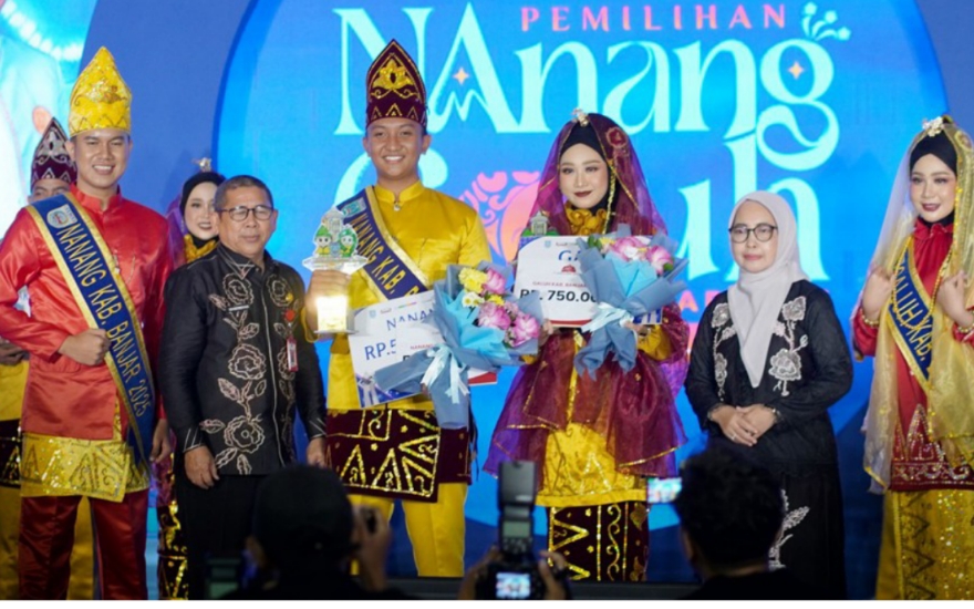 Nazril Wafa dan Ayu Zahra raih gelar Nanang Galuh Banjar 2026