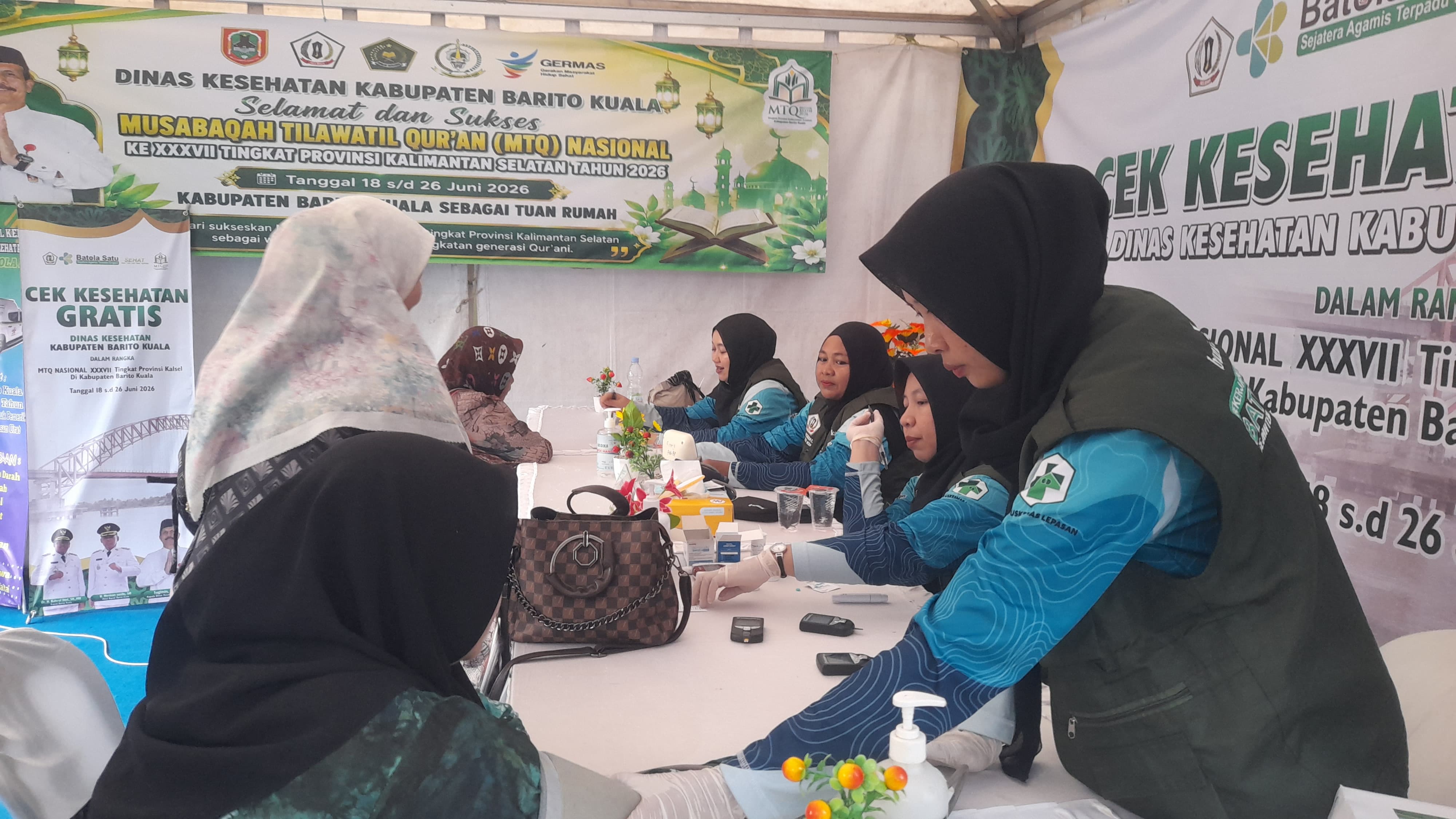 75 tenaga kesehatan siaga penuh selama MTQN XXXVII di Batola