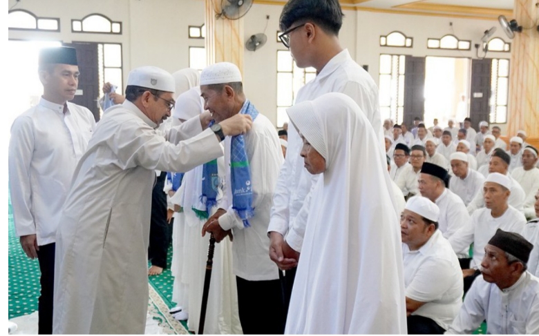 671 calon haji  Kabupaten Banjar dilepas, usia termuda 13 tahun tertua 82 tahun