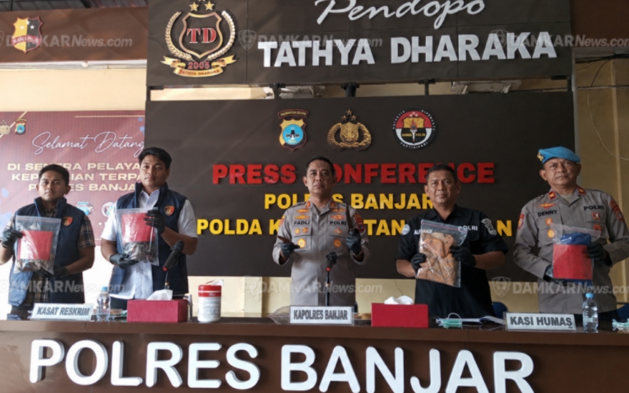 Polres Banjar bongkar kasus kematian misterius: bukan bunuh diri, korban dibunuh berencana