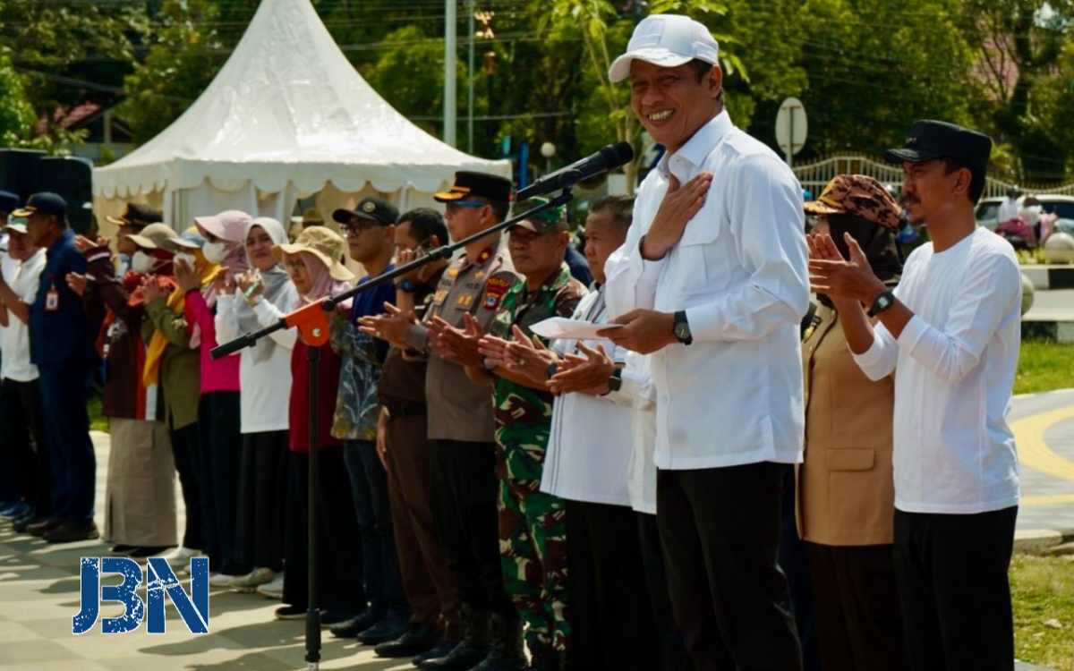 Apel siaga dan kerja bakti massal di Kabupaten Banjar