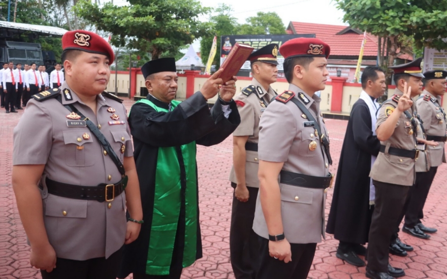 Sertijab digelar, Polres Barito Utara siap tingkatkan kinerja