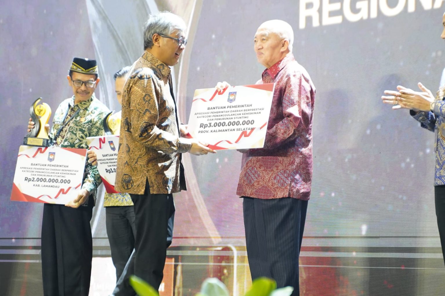 Pemprov Kalsel juara umum penanggulangan kemiskinan dan stunting di ajang Kemendagri