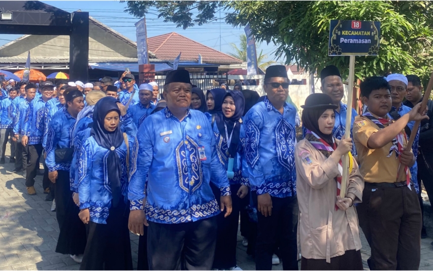 Semangat syiar Islam, Paramasan tampil keren di pawai ta’aruf MTQ